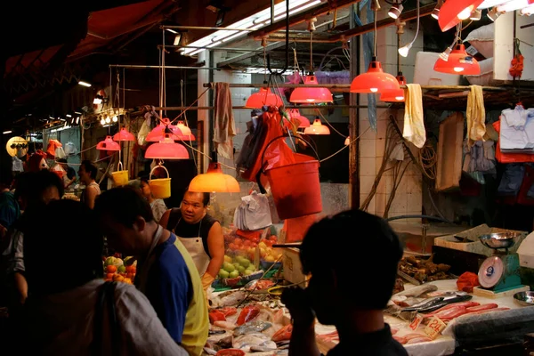 Hong Kong Mercato Wan Chai — Foto Stock