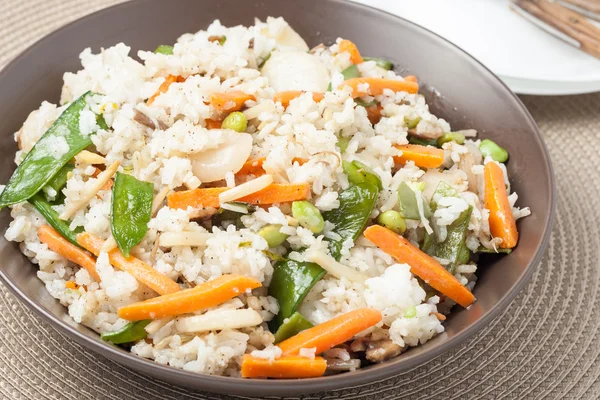 Arroz frito vegetal — Foto de Stock