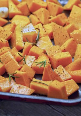 Fırında pişmiş kabak