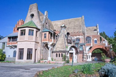 Torlonia villasındaki Casina delle Civette (Küçük Baykuşlar Evi) - Roma İtalya