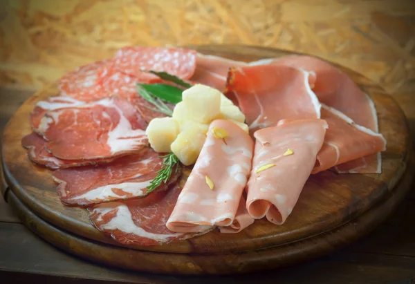 Mischung italienischer Antipasti — Stockfoto