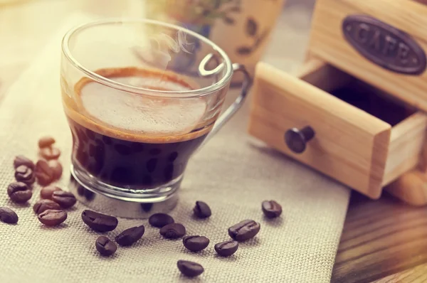 Italian espresso coffee — Stock Photo, Image