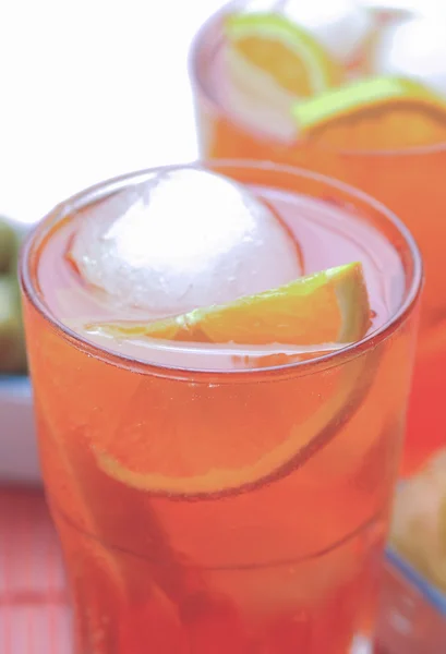 Aperitivo Spritz con hielo — Foto de Stock