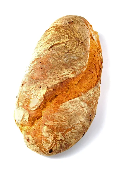 Italienska bröd på vit — Stockfoto