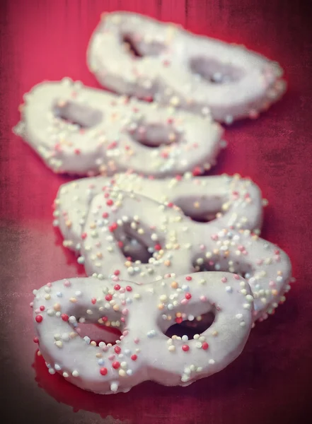 Carnaval máscara pasteles — Foto de Stock