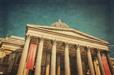 Sanat, trafalgar square, Londra National gallery