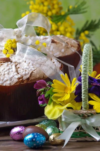 Italian colomba cake — Stock Photo, Image