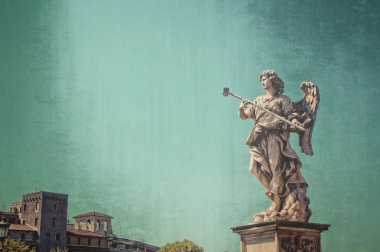 Bir Sant Angelo Köprüsü, Roma, İtalya, meleklerin