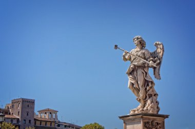 Bir Sant Angelo Köprüsü, Roma, İtalya, meleklerin