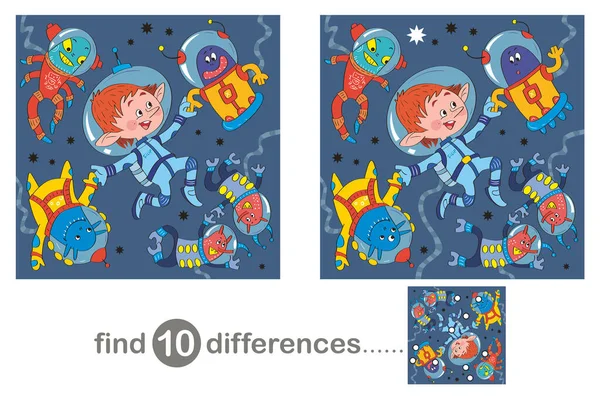 Uzaydaki elf, uzaylılarla birlikte çocuklar için eğitici oyunlar arasında on farklılık buluyor. 