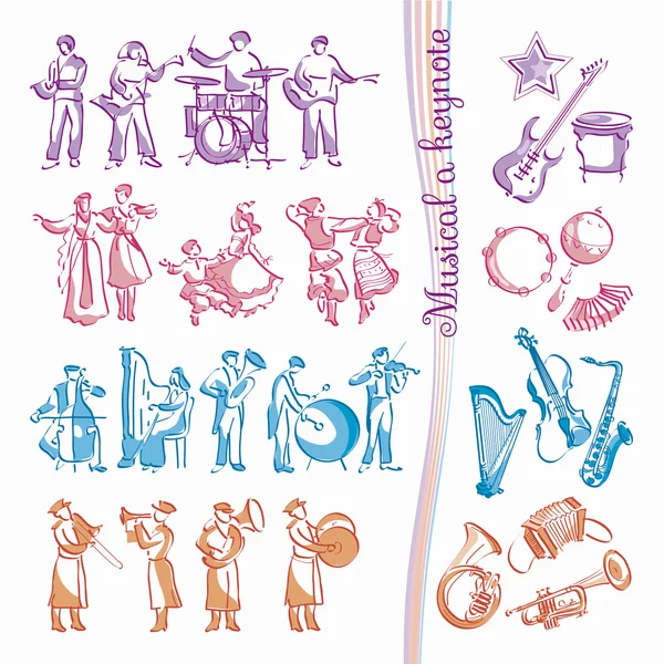 Müzikal bir açış. İllüstrasyon
