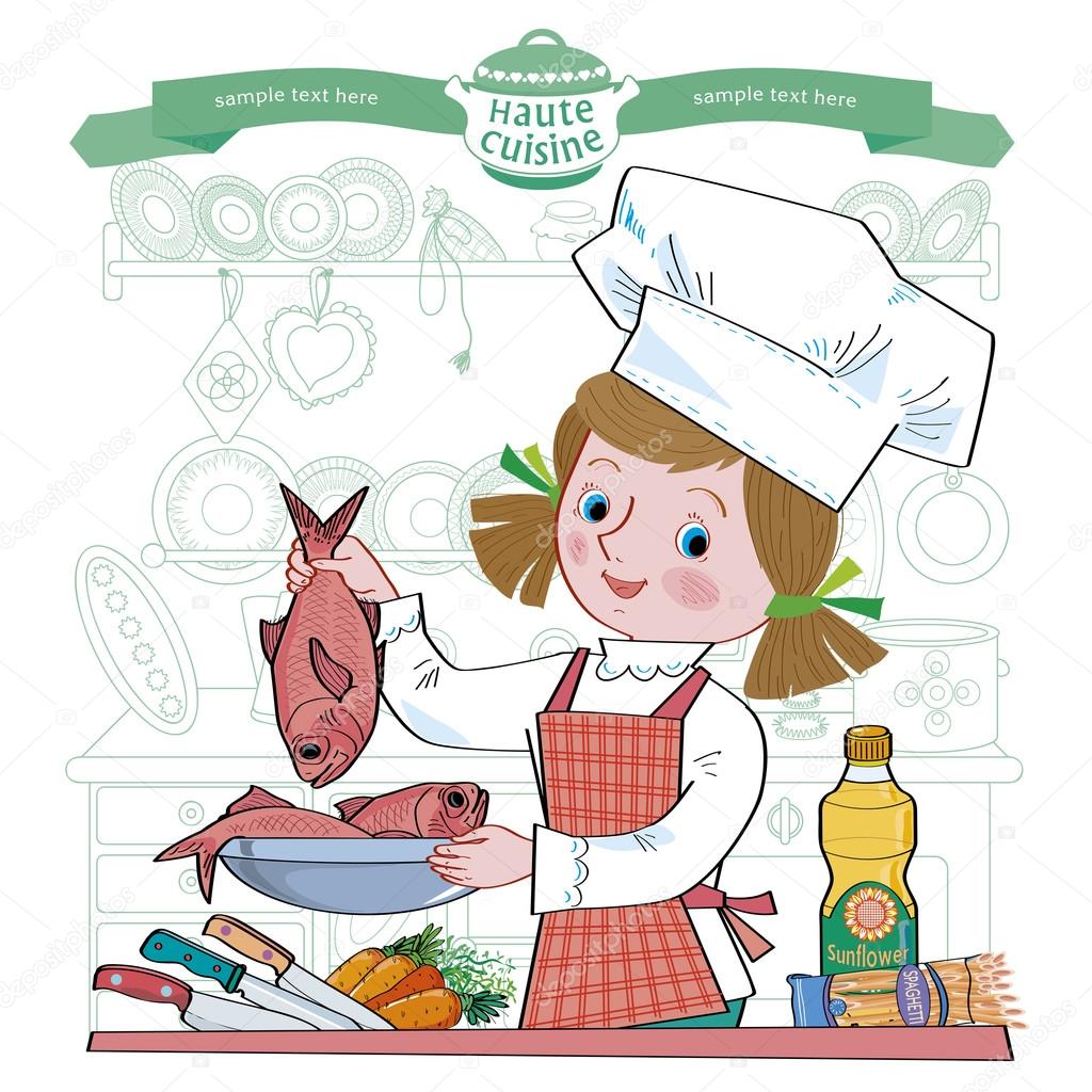 Girlcook.Illustration Stock Illustration by ©NatThom 86166674