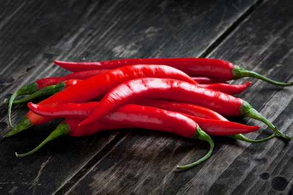 Rode chilipepertjes — Stockfoto