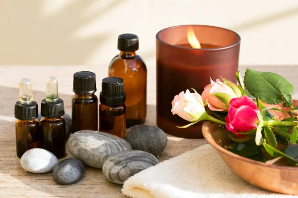 Huile essentielle aromathérapie — Photo