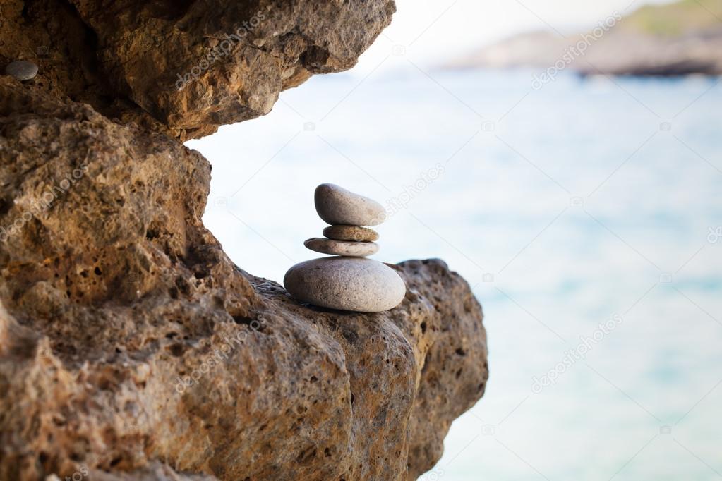 Pyramid of stones