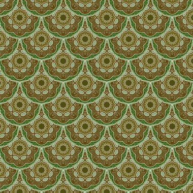 Mandala vektör süsleme seti.