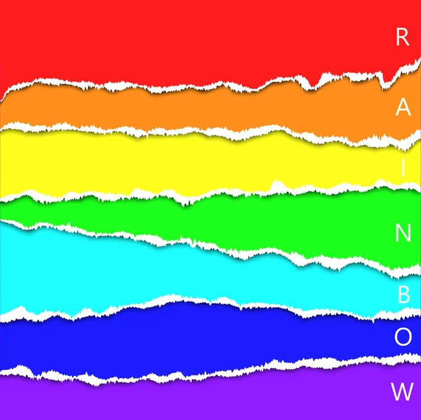 Abstrakter Regenbogenhintergrund — Stockvektor