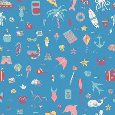 Tatil kümesi doodles