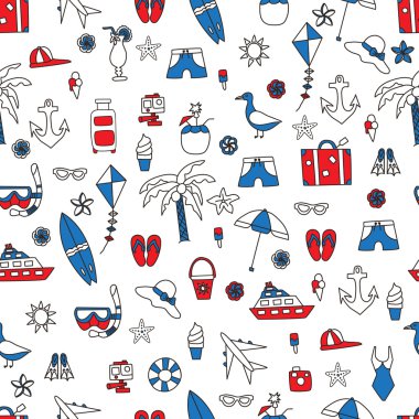 Tatil karalamalar seamless modeli