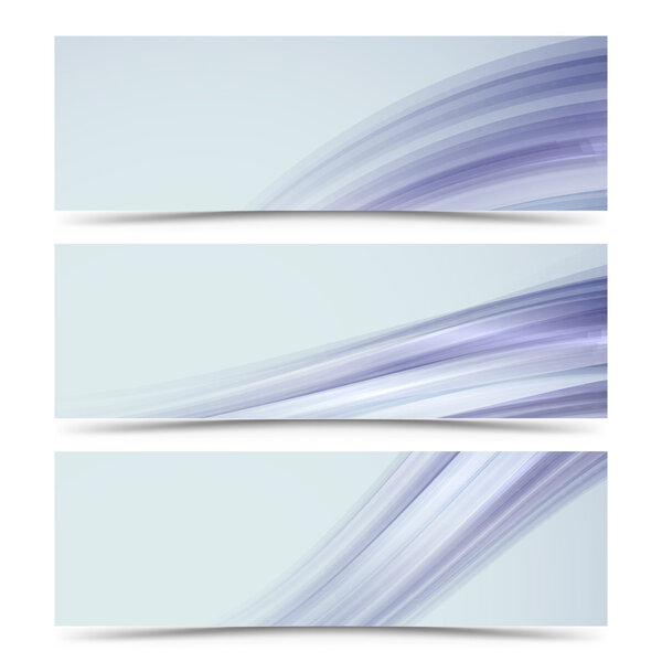 Рекламная карточка на фоне абстрактных волн
