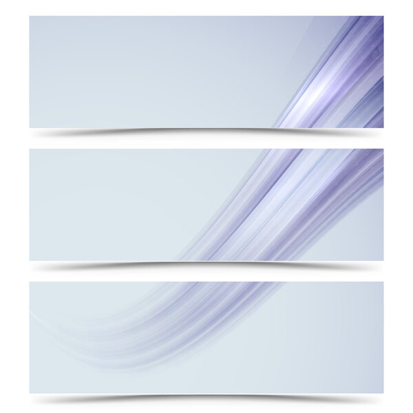 Рекламная карточка на фоне абстрактных волн
