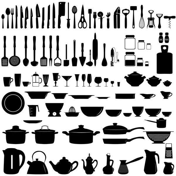 Untesils de cuisine — Image vectorielle