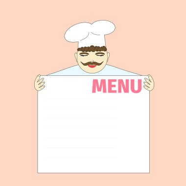Cook menü gösterir