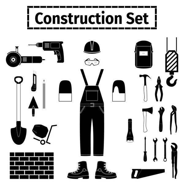 Construstion icons set — Stock Vector