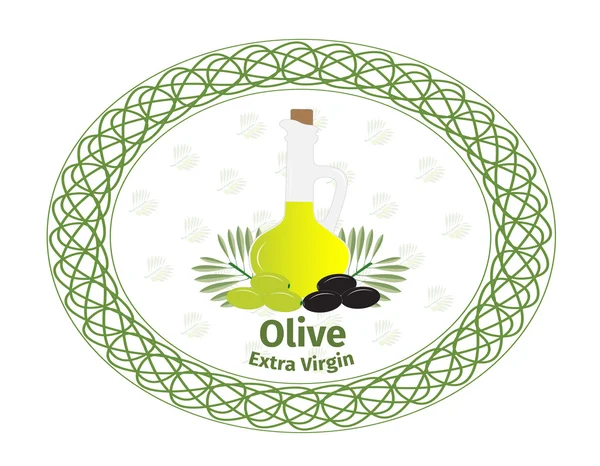 Olio d'oliva . — Vettoriale Stock