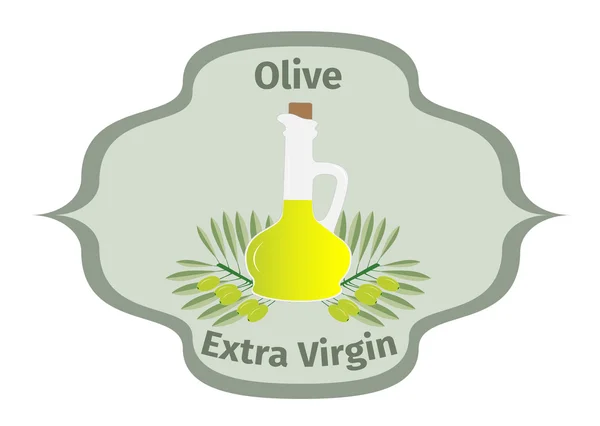 Olio d'oliva . — Vettoriale Stock