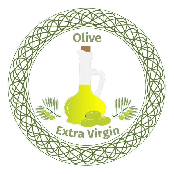 Olio d'oliva . — Vettoriale Stock