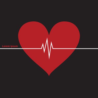 Kalp siluet kartıyla reklam