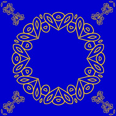 Sarı çerçeve arka plan