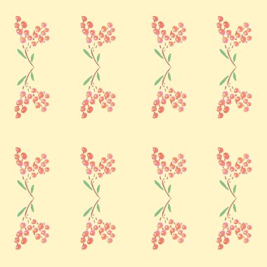 Rowan dalları arka plan