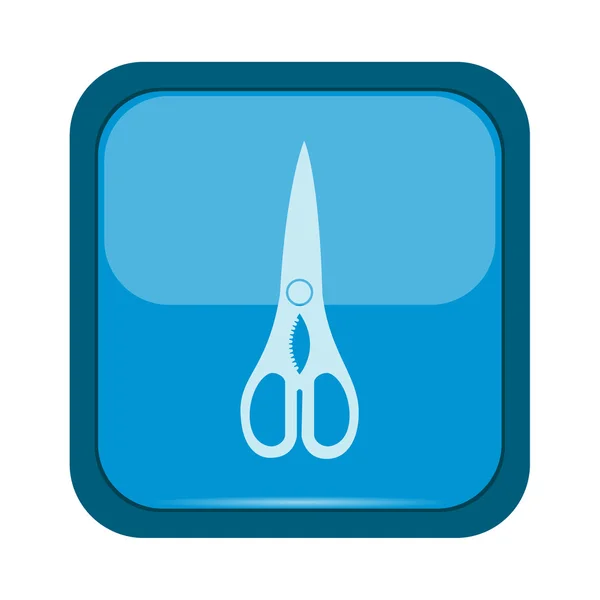Kitchen scissors icon — Stock Vector