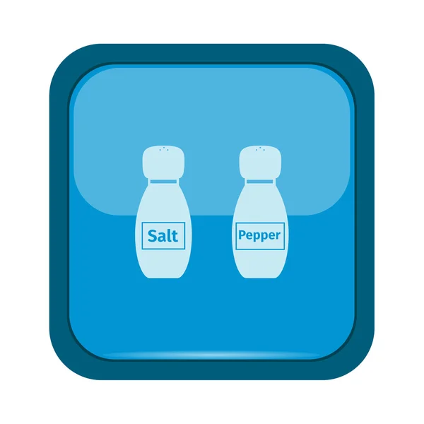 盐和胡椒的图标 — 图库矢量图片