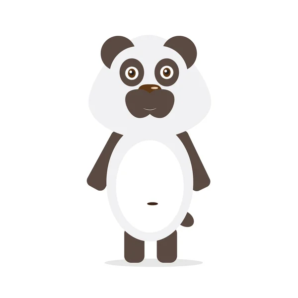 Vector panda isolated — Stock Vector