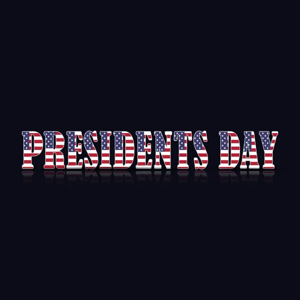 День президентів банер — стоковий вектор
