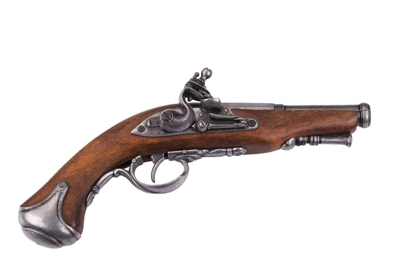 Old gun isolated on white — Stock Photo, Image