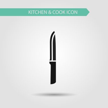 Mutfak ve pişirme düz şık simge vektör.