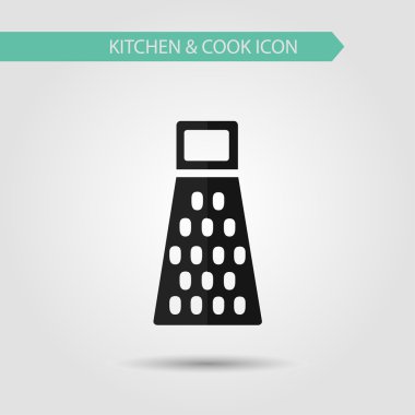 Mutfak ve pişirme düz şık simge vektör.