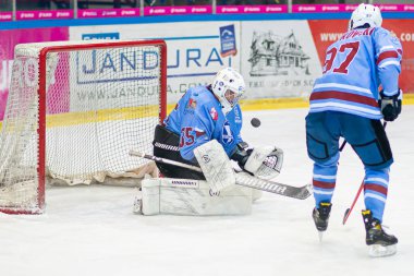 Şimdi Targ, Polonya (POL) 24 Ocak 2021 PHL Polonya Hokey Ligi Tauron KH Podhale Nowy Targ - GKS Stoczniowiec Gdansk - Michal Kieler