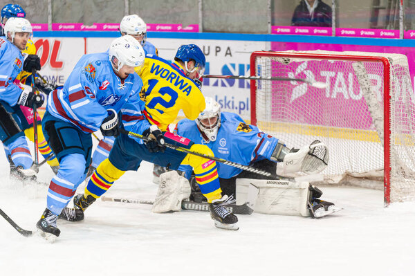 Nowy Targ, Poland (POL)   January 24, 0021  PHL Polish Hockey League  Tauron KH Podhale Nowy Targ vs GKS Stoczniowiec Gdansk - Jakub Worwa