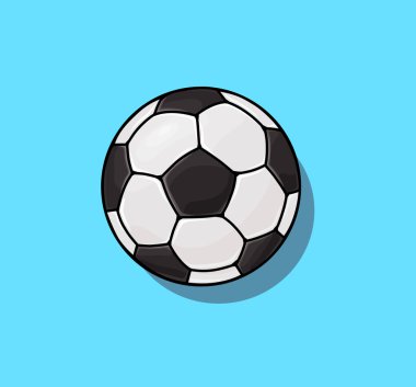 Futbol topu illüstrasyon eps 8.