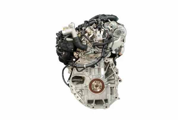 Close Engine Machine White Background — Stock Photo, Image