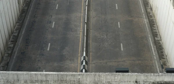 Uma Vista Cima Para Baixo Caminho Para Baixo Para Sobreviver — Fotografia de Stock