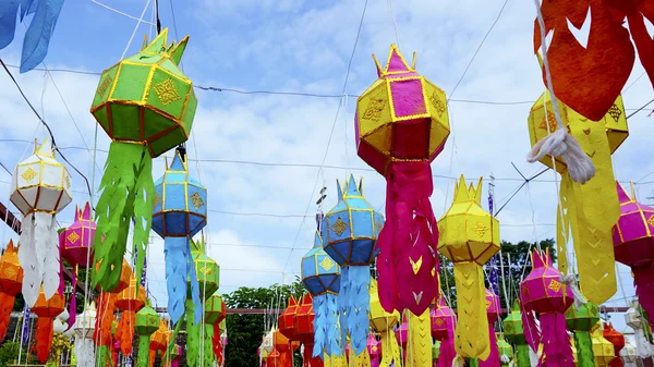 Renkli Yee Peng Festivali — Stok fotoğraf