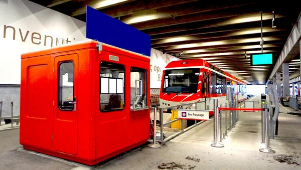 Estação ferroviária de Zermatt — Fotografia de Stock