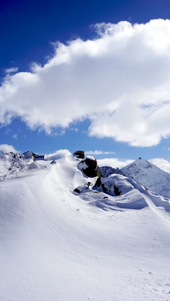 Сніг гори Альп — стокове фото