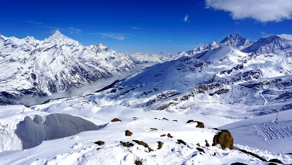 Schnee Alpen Berge — Stockfoto